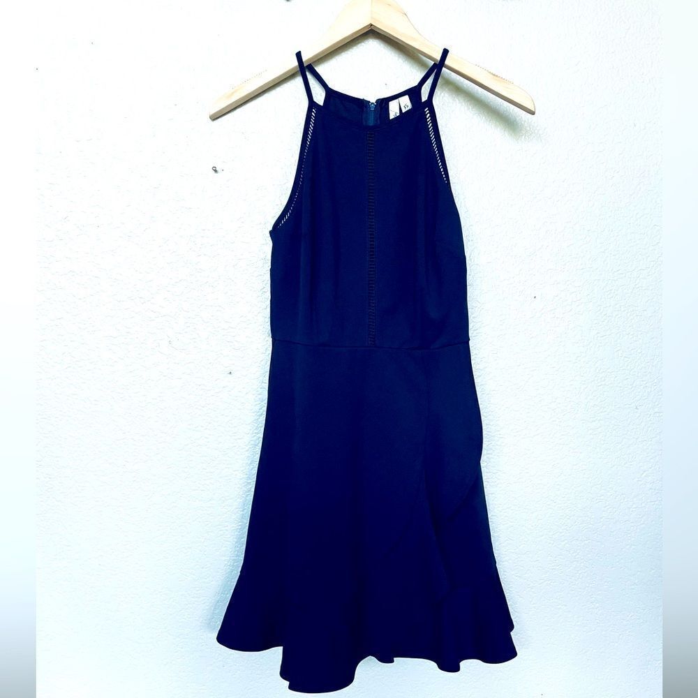 Women’s Navy Blue Boutique Summer Sun Dress XS